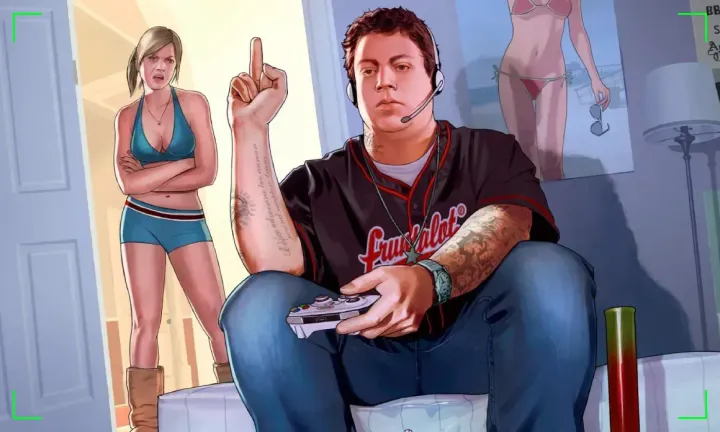 GTA V loading screen with Jimmy